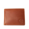 saddler leon leather wallet for men mid brown