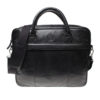 sundsvall leather laptop bag for men black