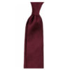 dark burgundy silk skinny tie for men
